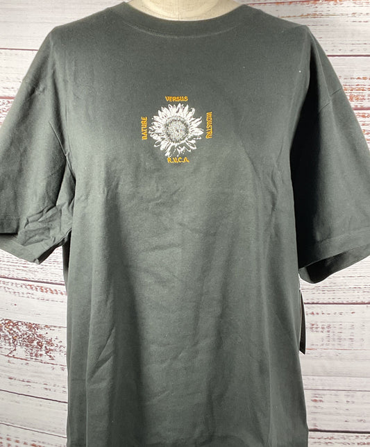 RVCA Nature Versus Industry T Shirt Black XL