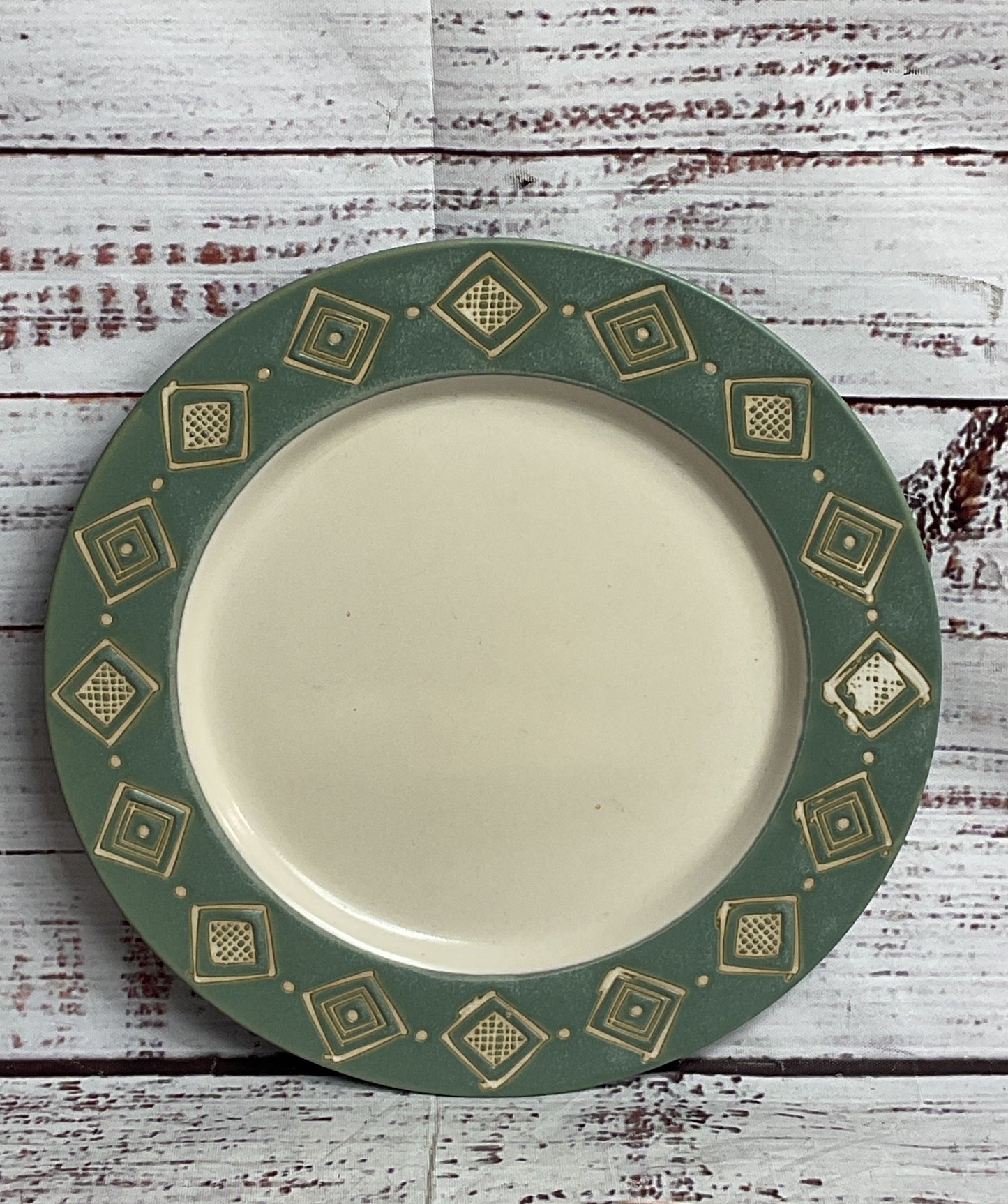 Pottery Barn Bongo Circles 7" Set of 5 Salad Plates Multicolor