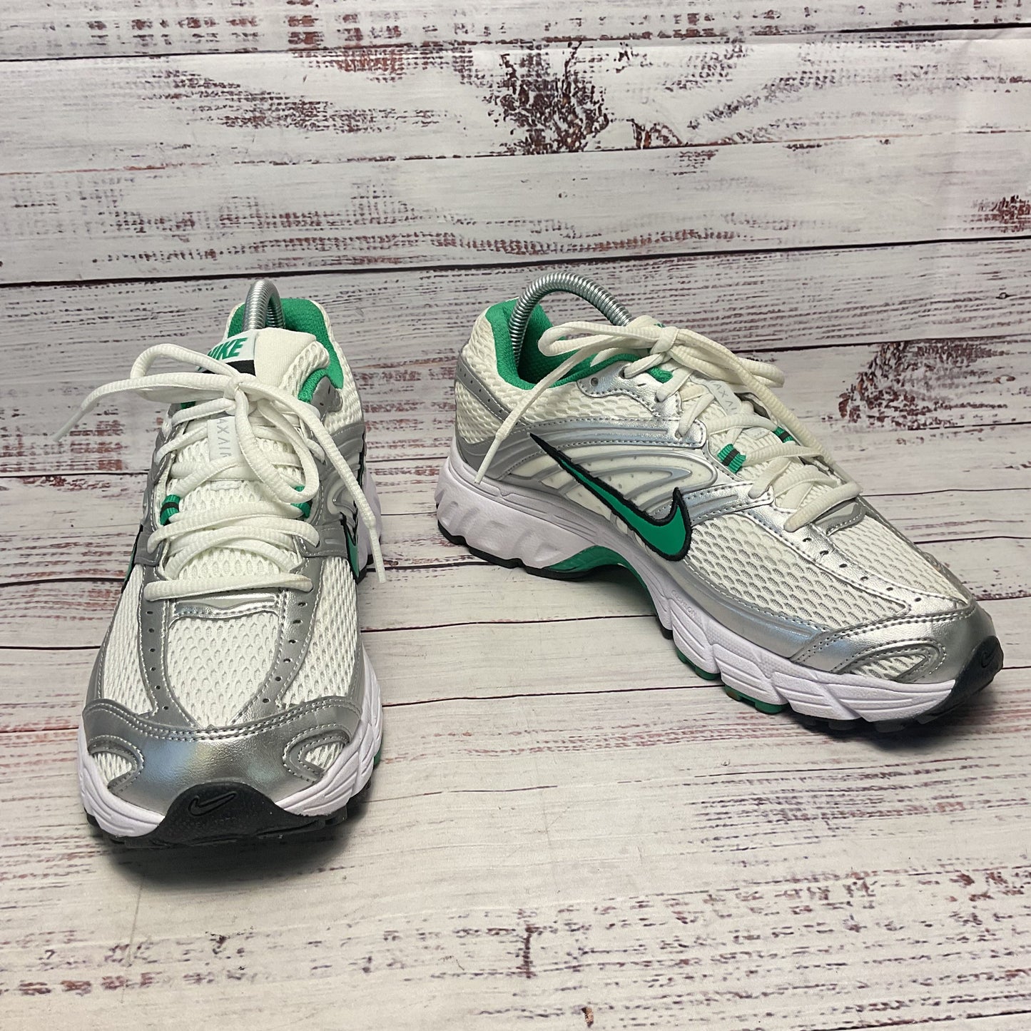 Nike Air Max Moto 2K White Silver Green Sneaker Shoe Women 9
