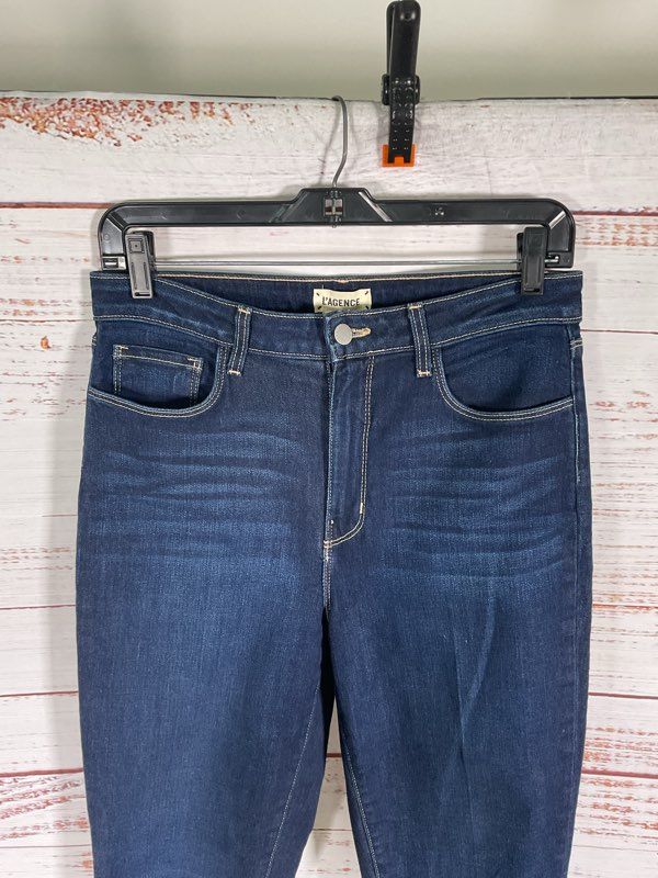 L'AGENCE Women's Marty High Rise Flare Watson Blue Jeans Size 28