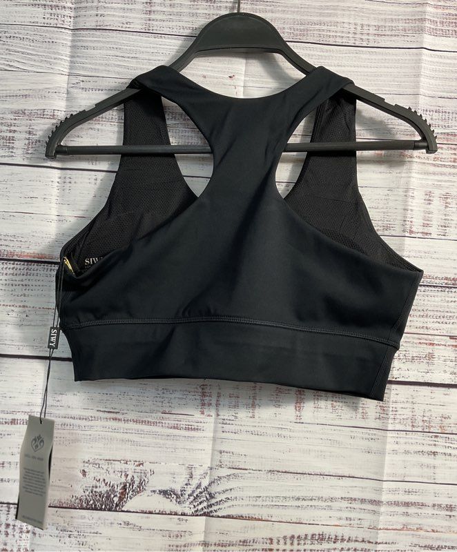NWT Women's Siwy Black Sports Bra Size M