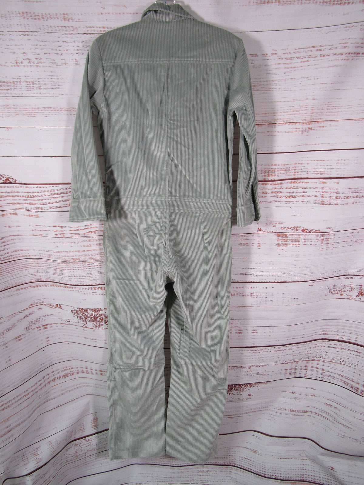 Sabina Heli Women's Gray Corduroy Jumpsuit Size S