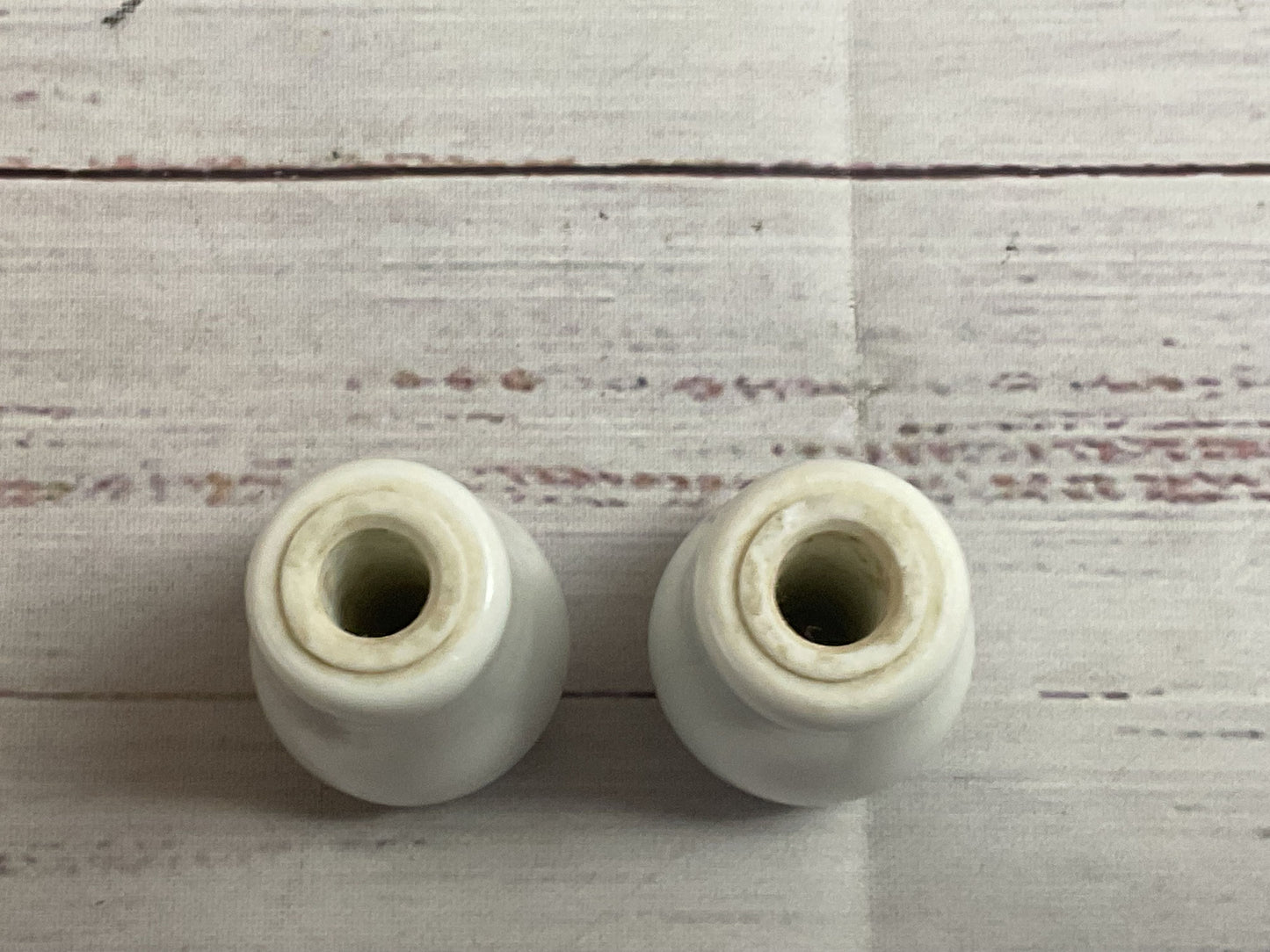 Vintage Porcelain Hot And Cold Faucet Fixtures