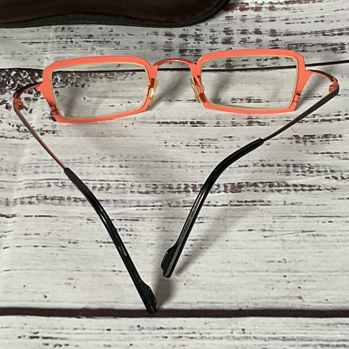 VTG. ANNE & VALENTIN Lunettes B113 Venus Women's Coral Eyeglasses w/ Case