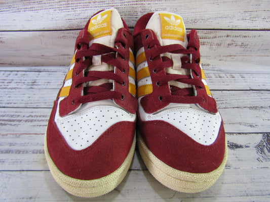 Adidas Centennial 85 Low Men's Collegiate Burgundy Gold Sneakers Size 7 HQ7047