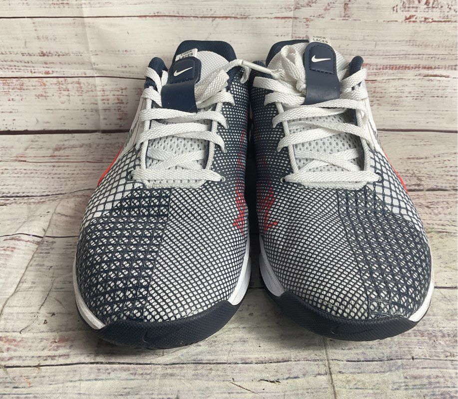 Nike Metcon 8 Men's Sneakers White Bright Crimson Obsidian 7.5