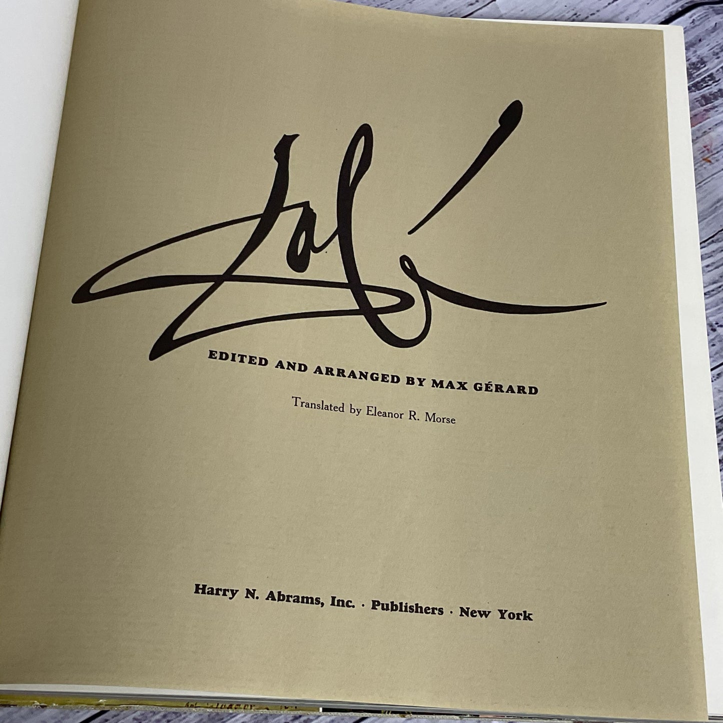 DALI by Max Gerard (1968, Hardcover) published by Abrams