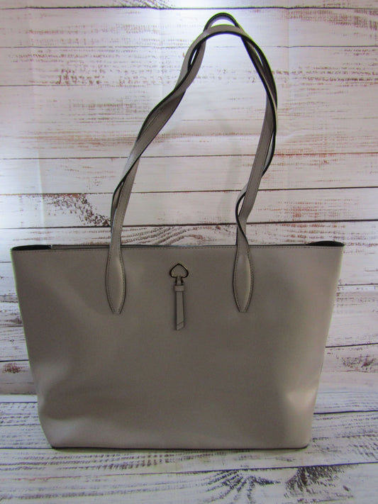 Kate Spade Adele Women's Gray Leather Tote Shoulder Bag