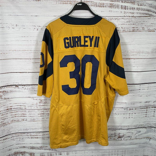 NFL Todd Gurley II On Field Gold LA Rams Jersey - Size 48