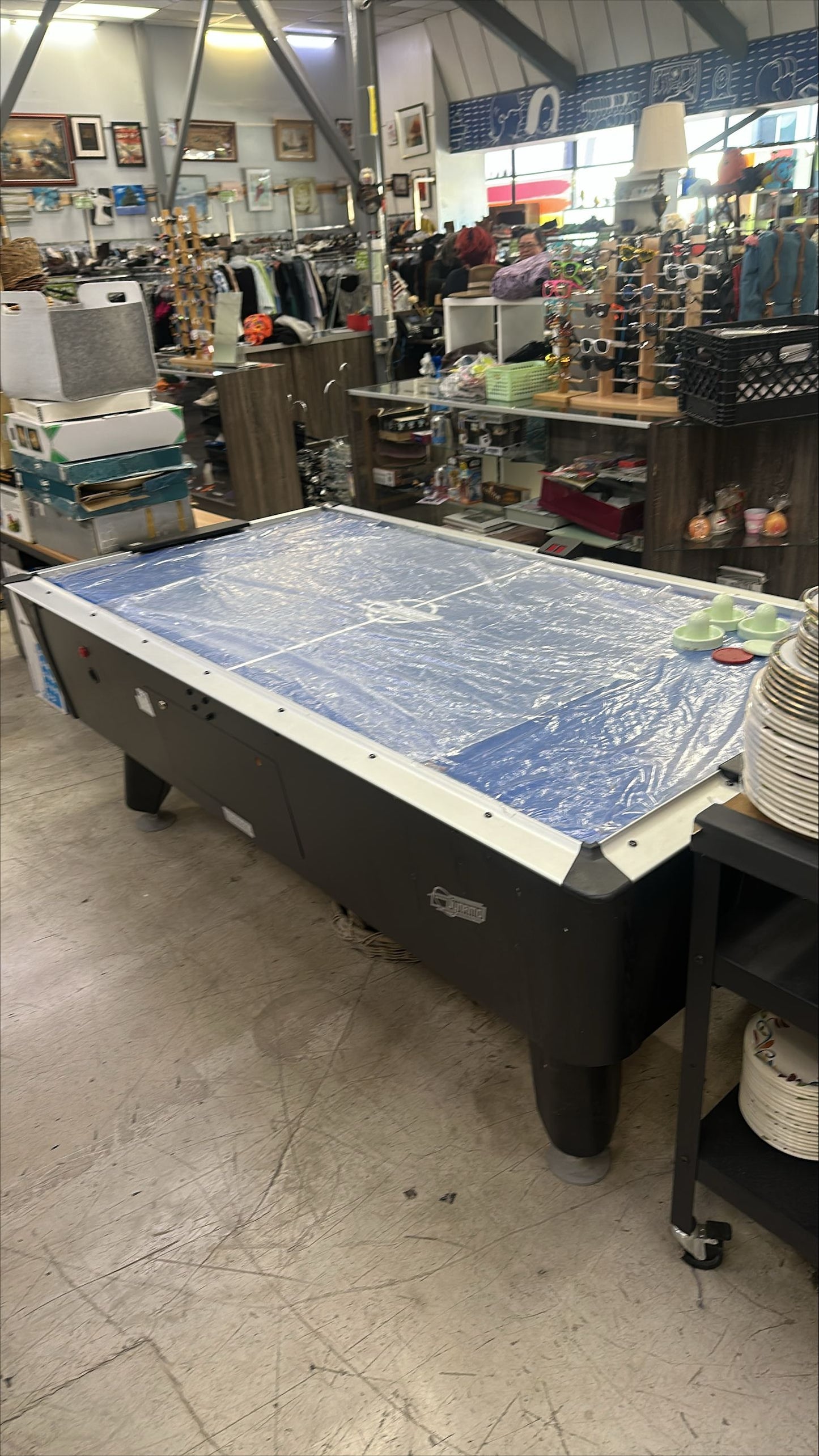 DYNAMO Pro Style Home Air Hockey Table