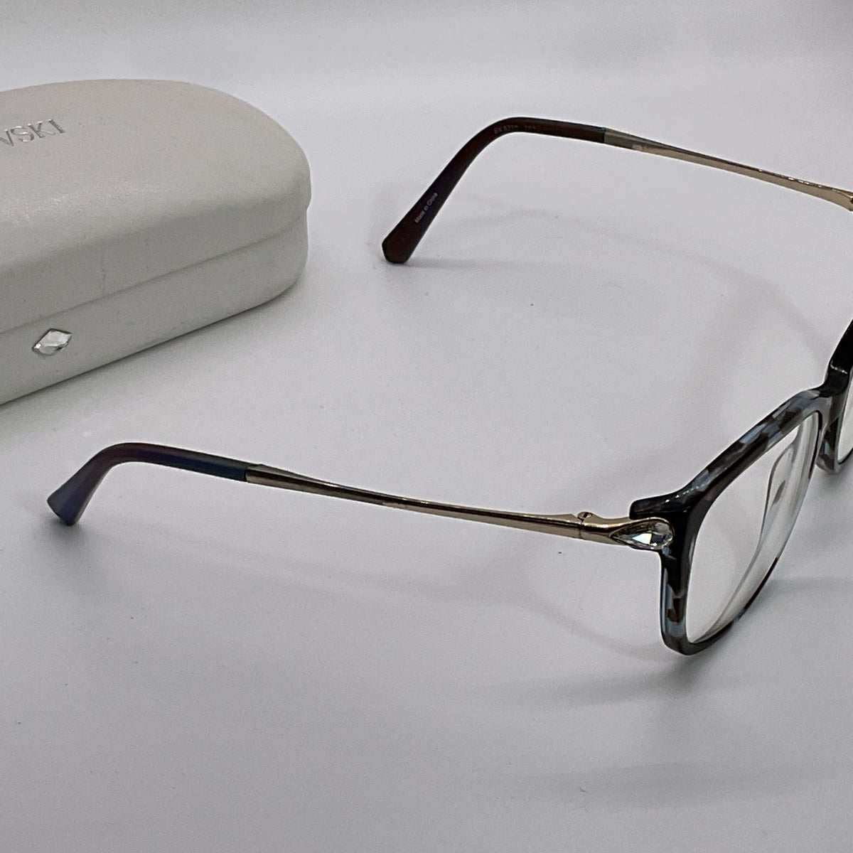 SWAROVSKI SK5350 Women's Blue Black Eyeglasses- FRAMES ONLY