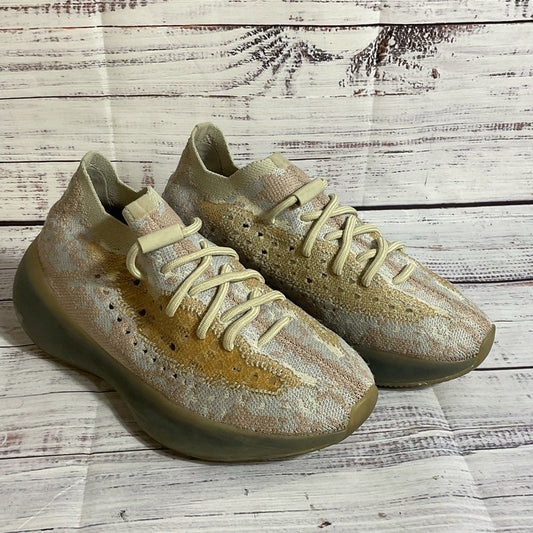 ADIDAS Yeezy Boost 350 V2 White/Gold Women's Sneakers- SZ 6