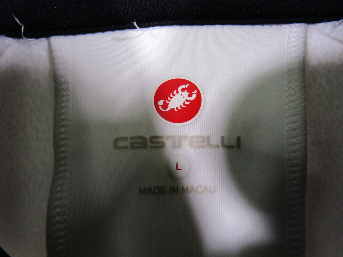 Castelli Pazzo Men's Black & White Cycling Jacket Size L