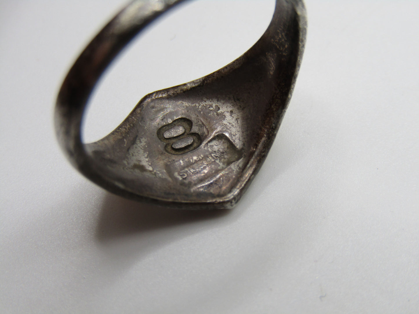 Vintage Boy Scouts of America Wolf Head Emblem Ring Size 8.5