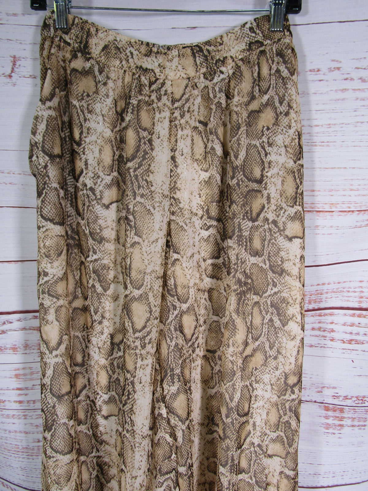 Bardot Alira Women's Brown Snake Print Balloon Pants Size 4