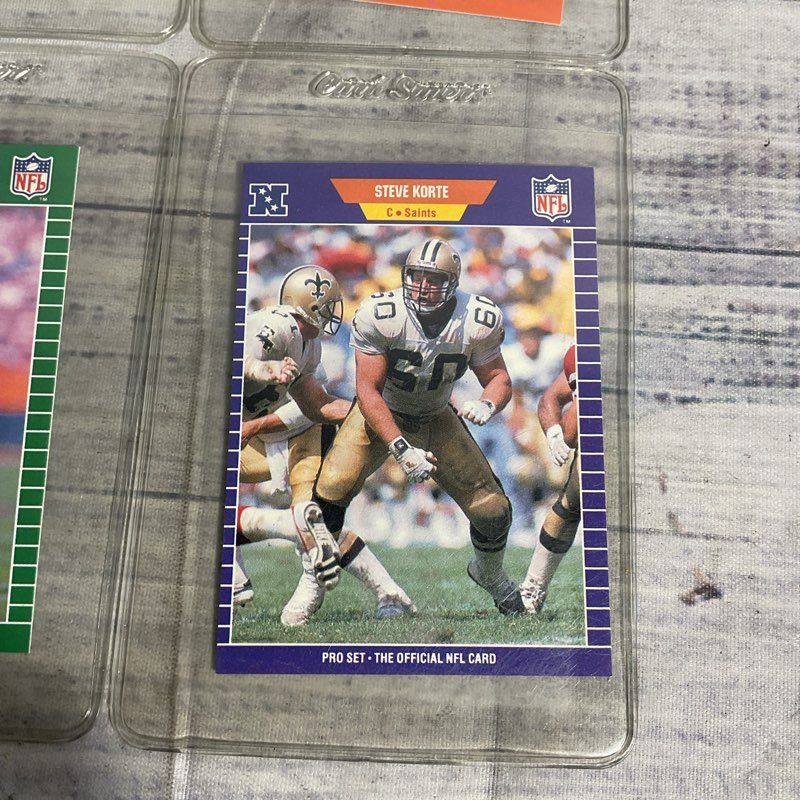 Lot Of 4 NFL Pro Set 1989 Ungraded Football Card #425 #271 #315 #404 FRESH PULLS