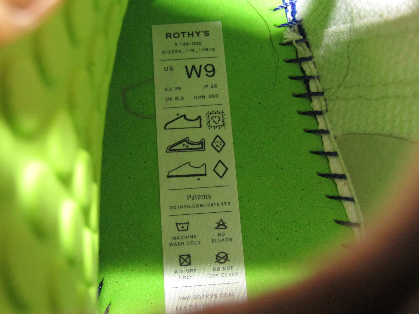 Rothy's The High Top Women's White Knit High Top Sneakers Size 9