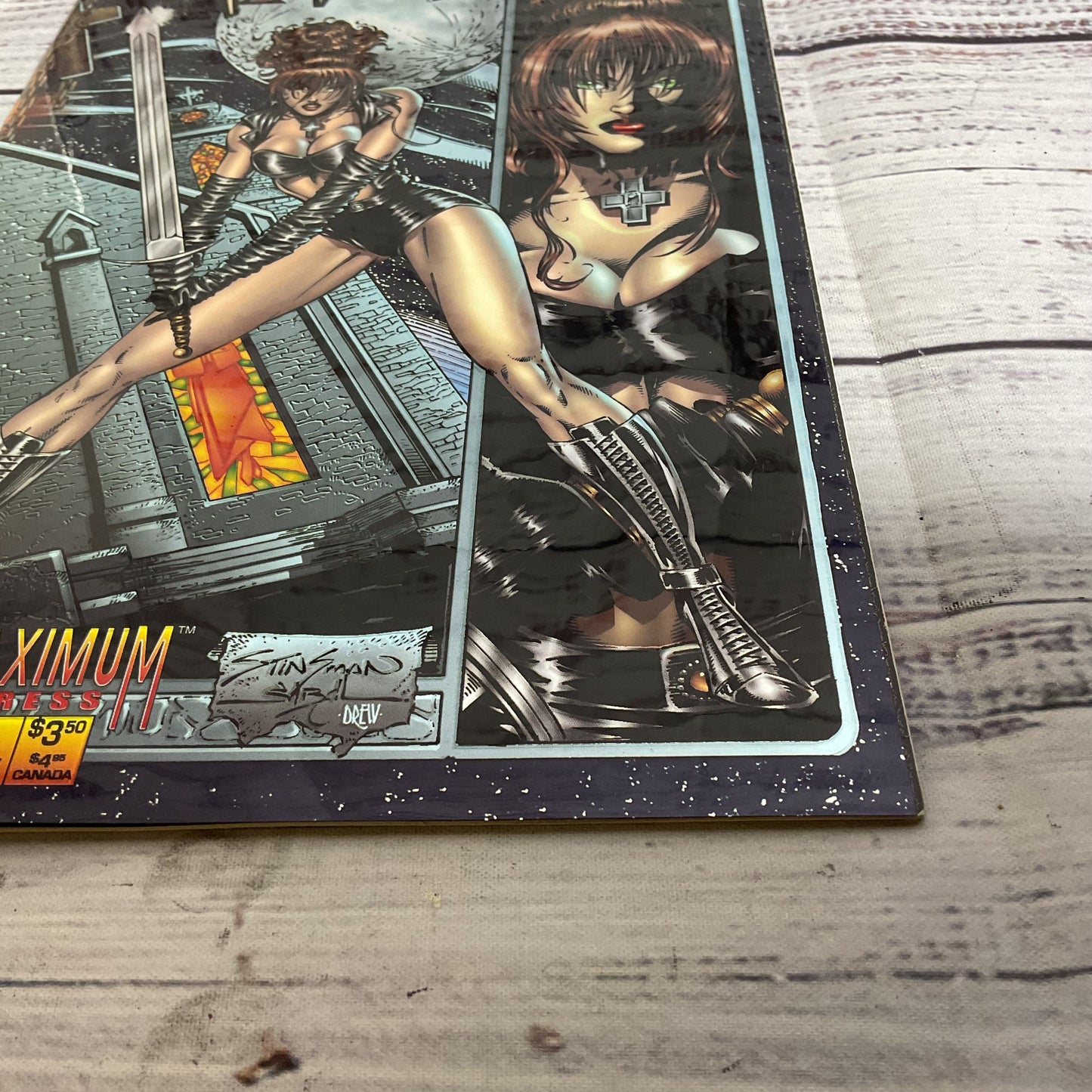 AVENGELYNE # 1 Maximum Press Chromium Cover NM- 1995 First print- MINT COND.