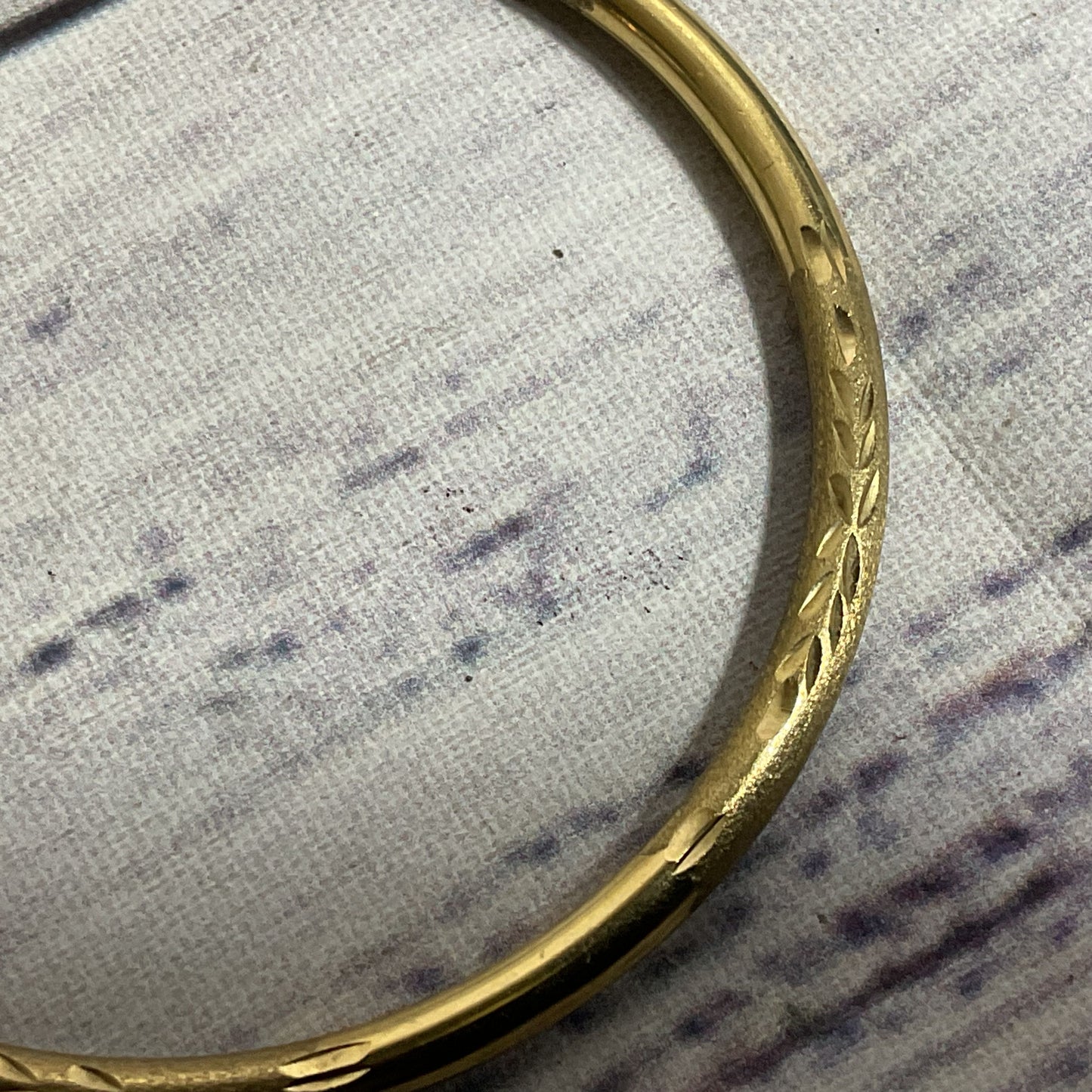 10K Yellow Gold 2.25" Hoop Earring- 2.14g