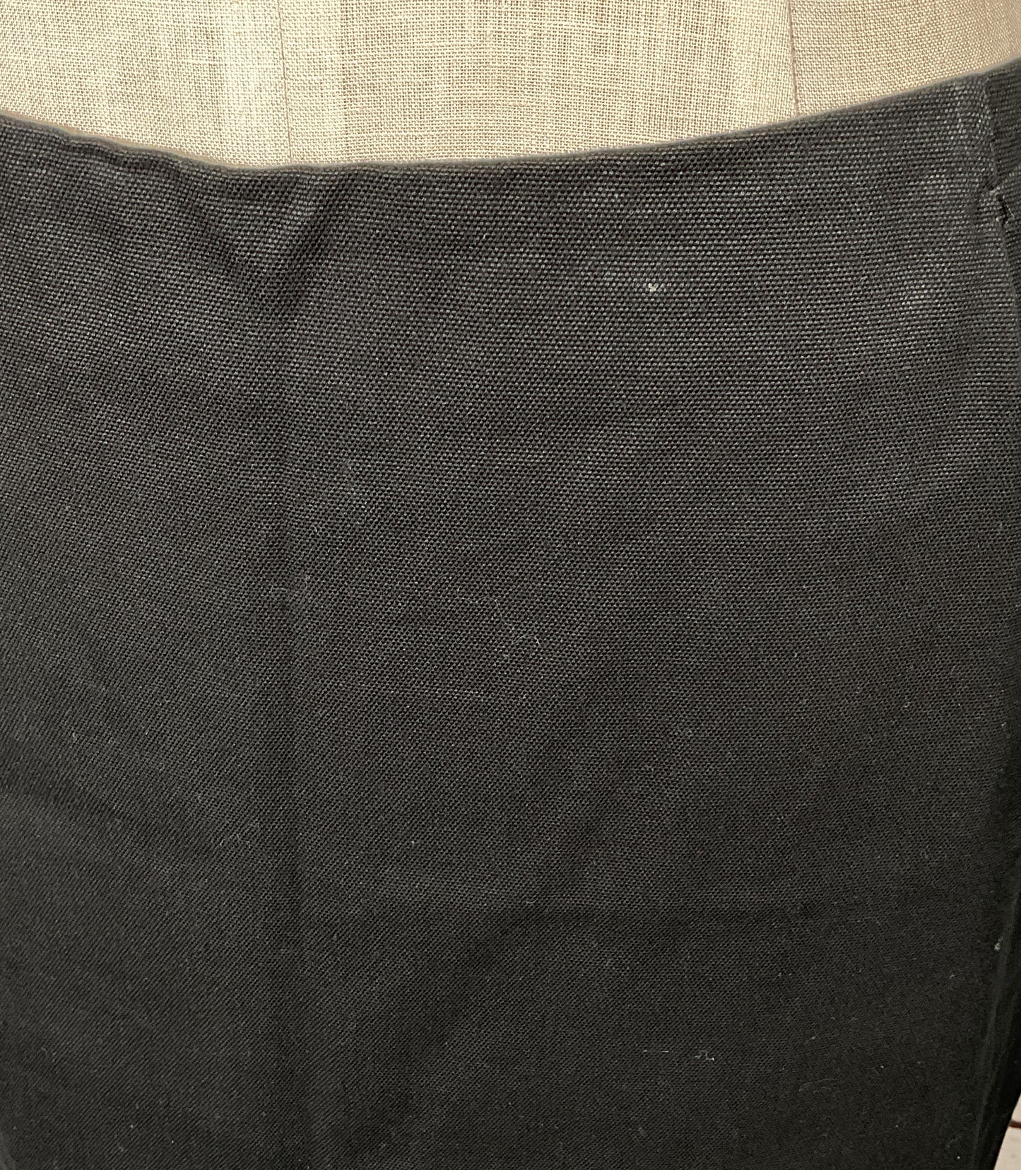 Dries Van Noten Vintage Straight Pencil Skirt Black 40