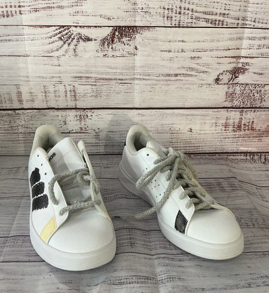 NWB Women's Adidas Advantage 2.0 White Sneakers Size 8.5 Retail $70