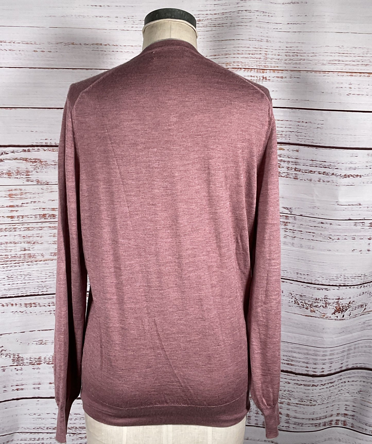 Brunello Cucinelli Cashmere Silk V Neck Sweater Maeve 52