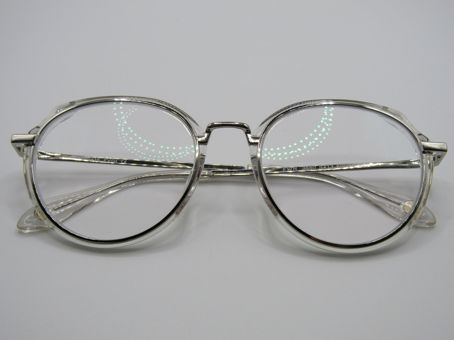 Fysh 3660 Round Clear Eyeglasses Frame