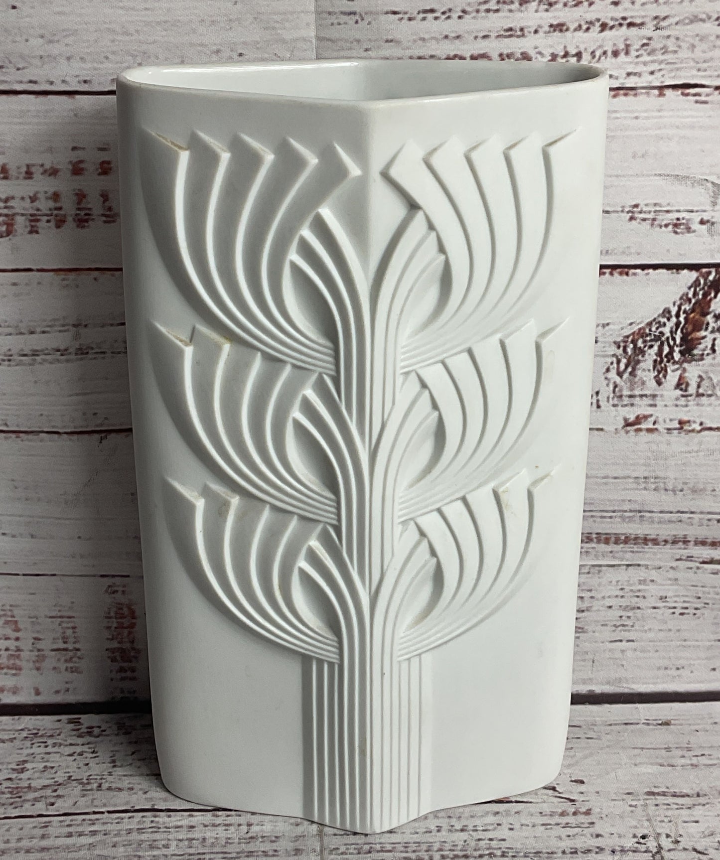 Rosenthal Studio-Line Vintage Tree of Life Porcelain Vase White