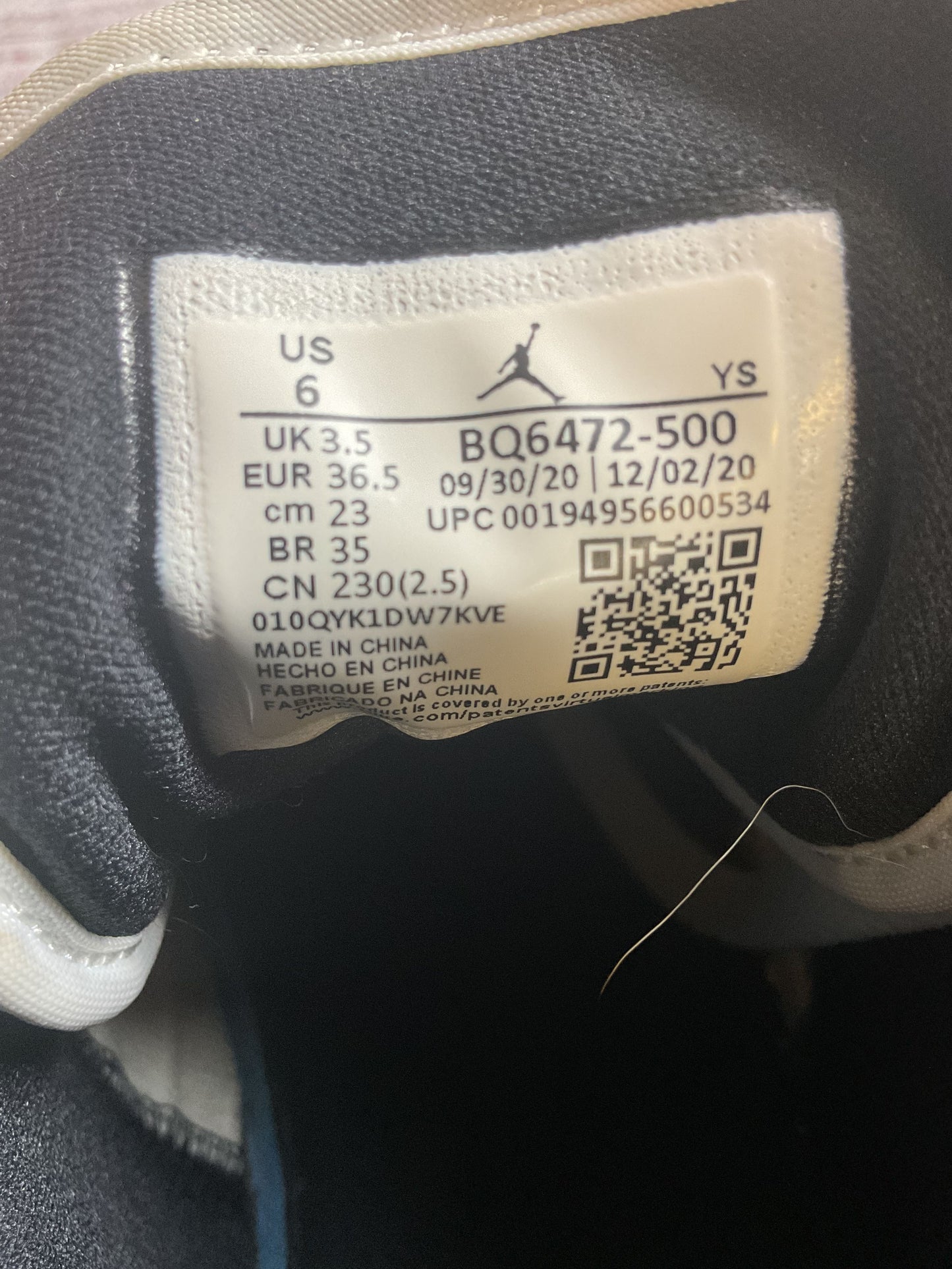 Nike Air Jordan 1 Mid Barely Rose Sneaker Athletic Shoe Women 6