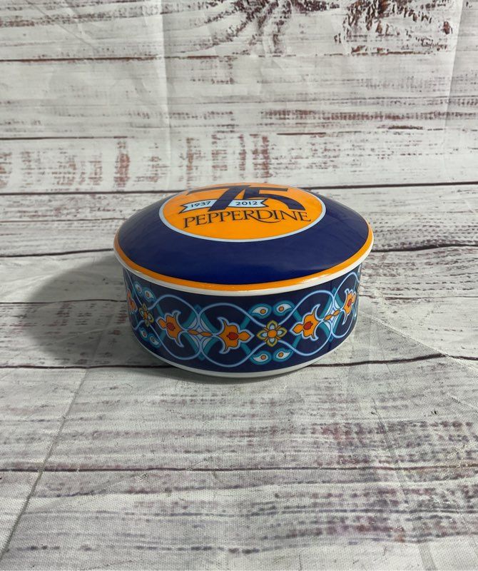 Tiffany & Co. Pepperdine Porcelain Trinket Box Limited Edition