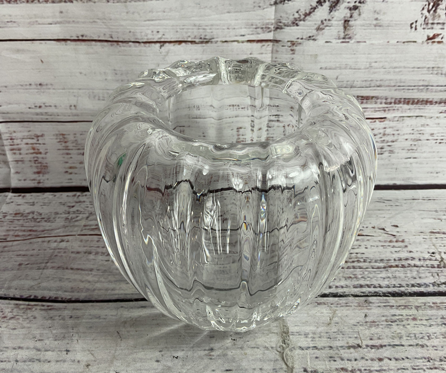 Steuben Glass Flare Bowl Vase Clear