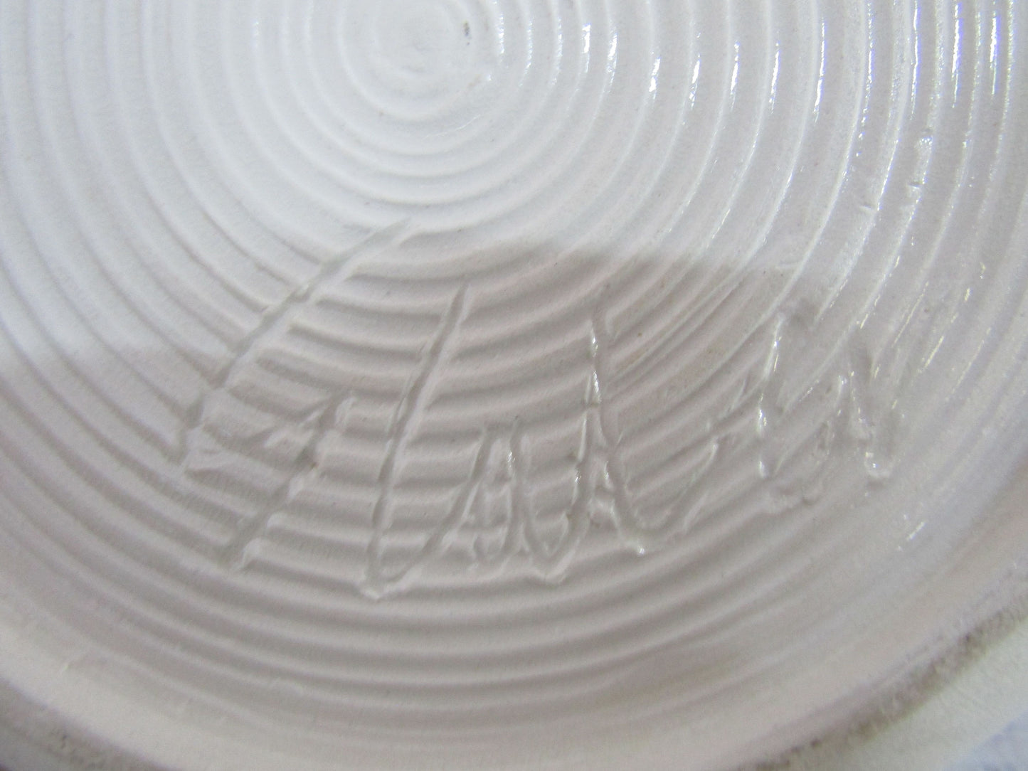 Vintage Artist Signed Handcrafted Parrot Motif Covered Butter / Cheese Plate