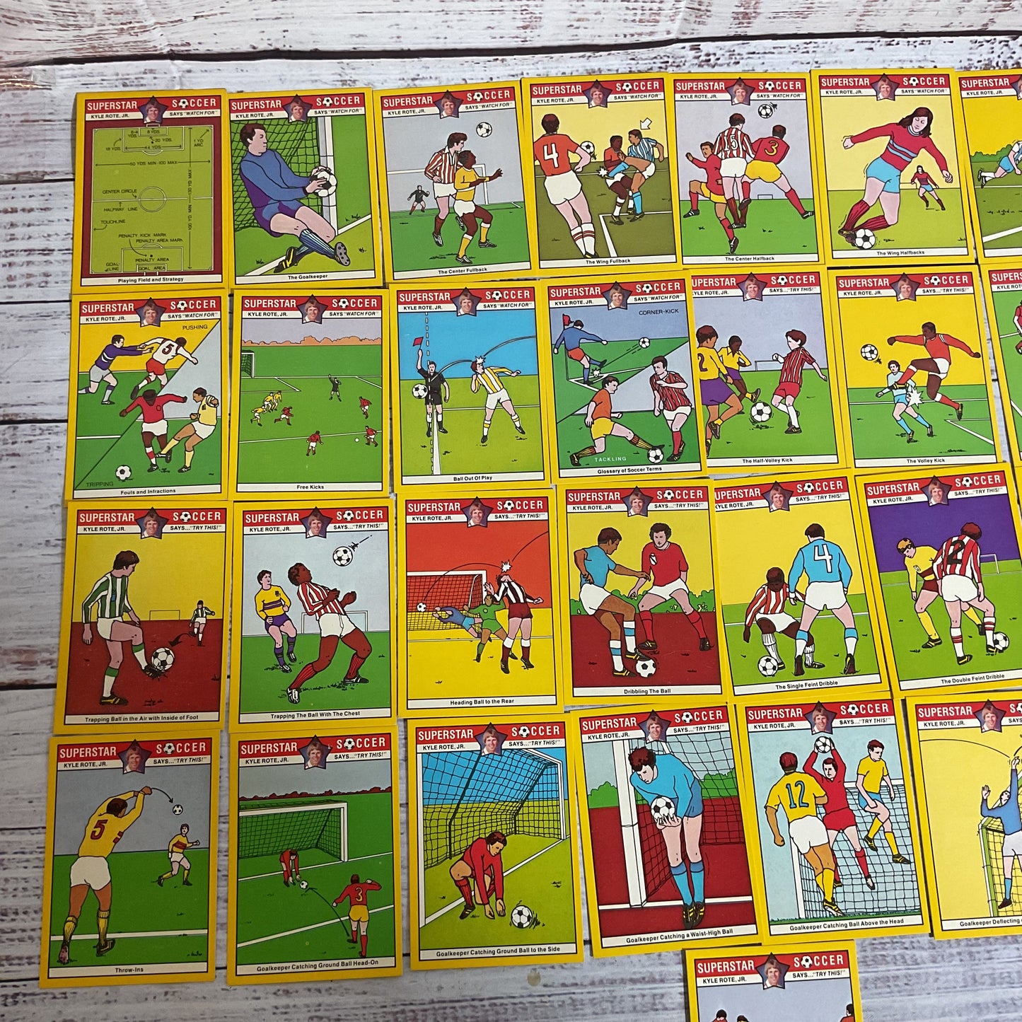 BEL-ART Colonial Bread KYLE ROTE JR. SAYS Soccer Trading Cards- LOT OF 5,500+