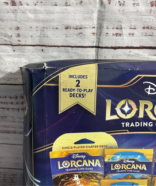 Disney Lorcana Trading Card Game 2 Decks 4 Booster Packs 1 Promo Card Sealed