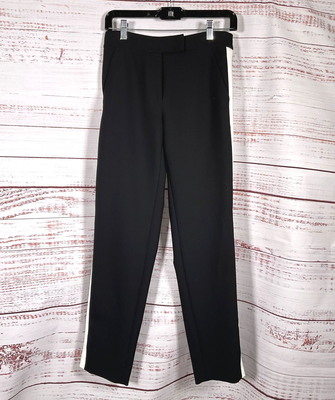 Gérard Darel Side Stripe Stretch Waist Pants Black 36