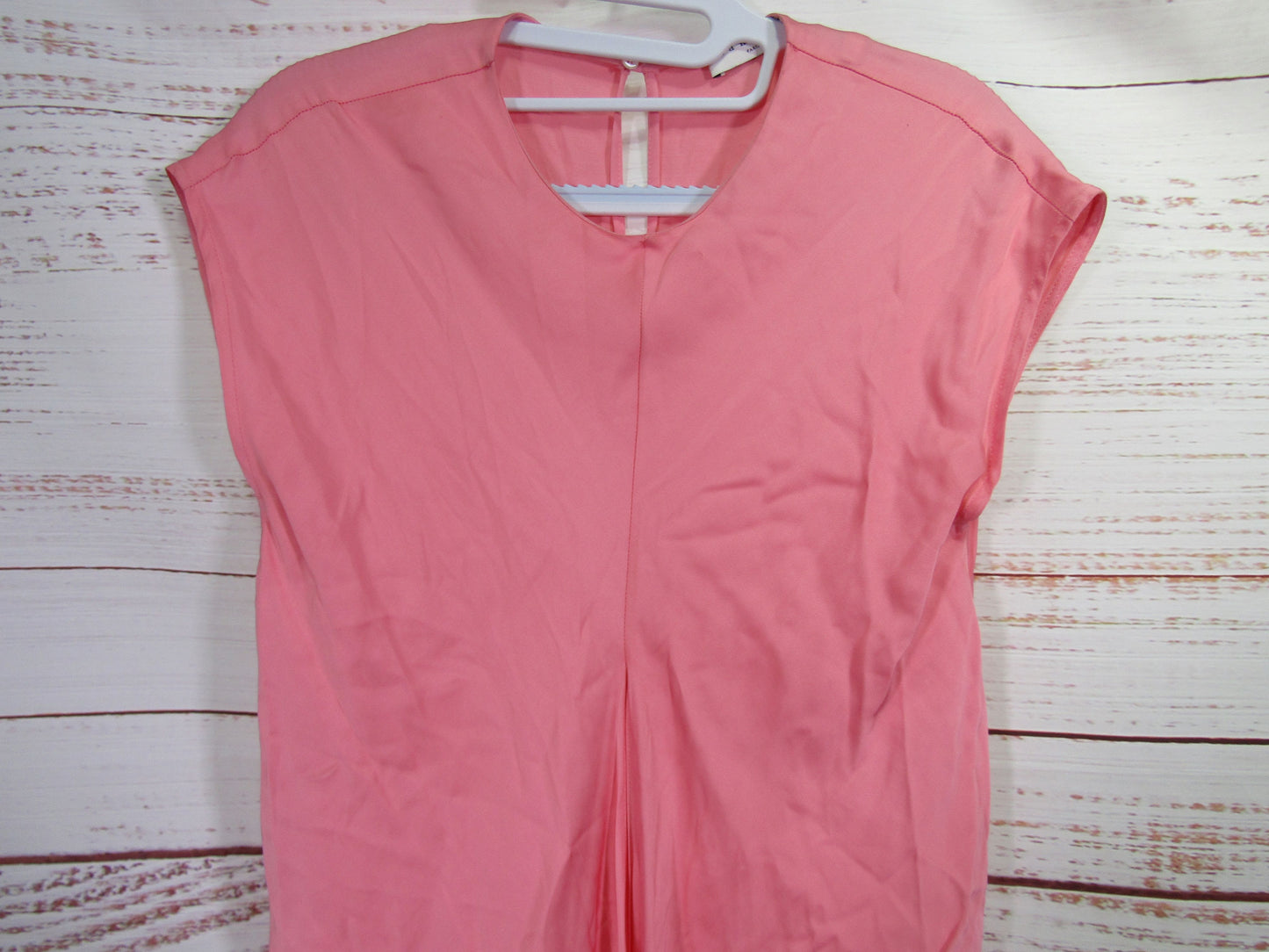 Sandro Janyce Women's Pink Sleeveless Pleated Dress Size 38