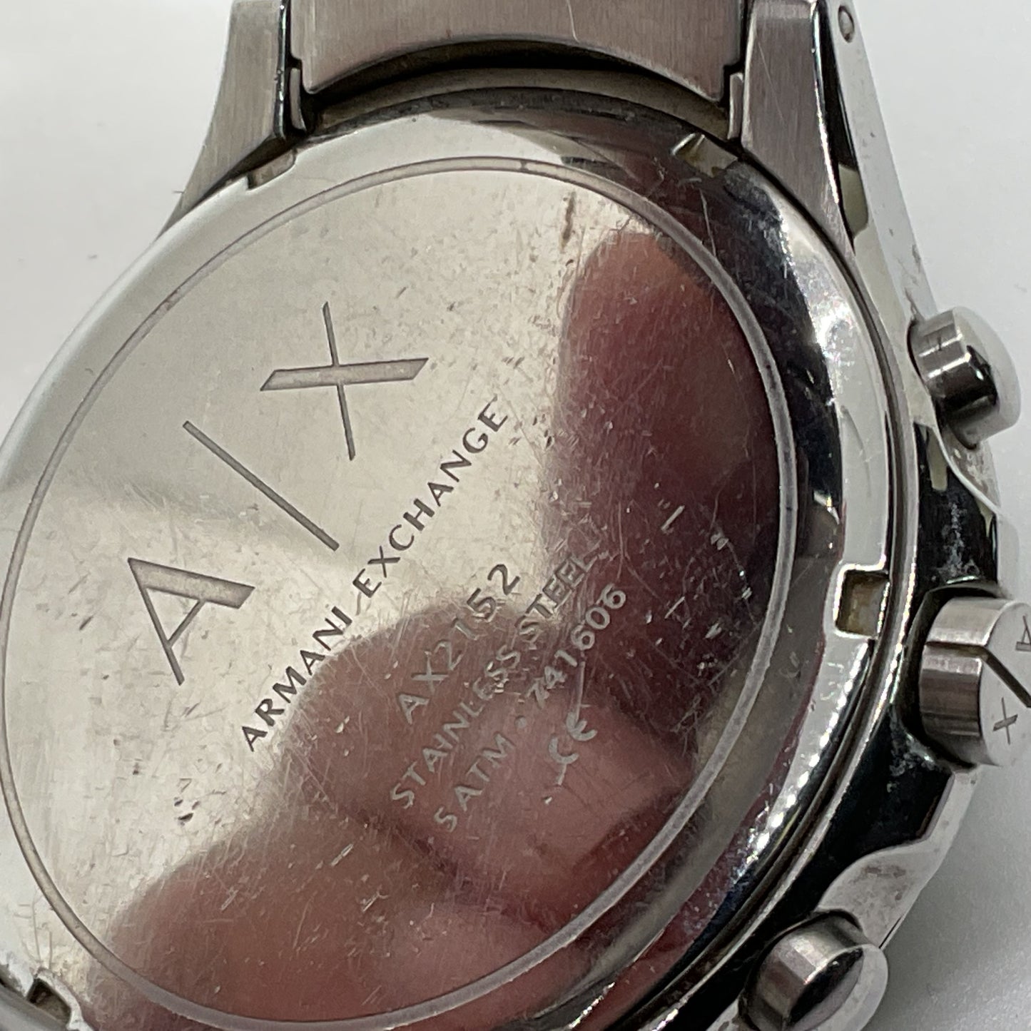 ARMANI EXCHANGE AX2152 Men's Stainless Steel Quartz Chronograph 7.5" Watch
