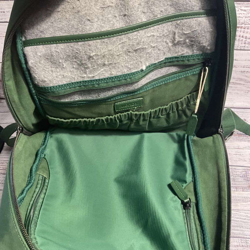 Monos Metro Juniper Green Nylon Travel Backpack *MISSING METRO KIT POUCH*