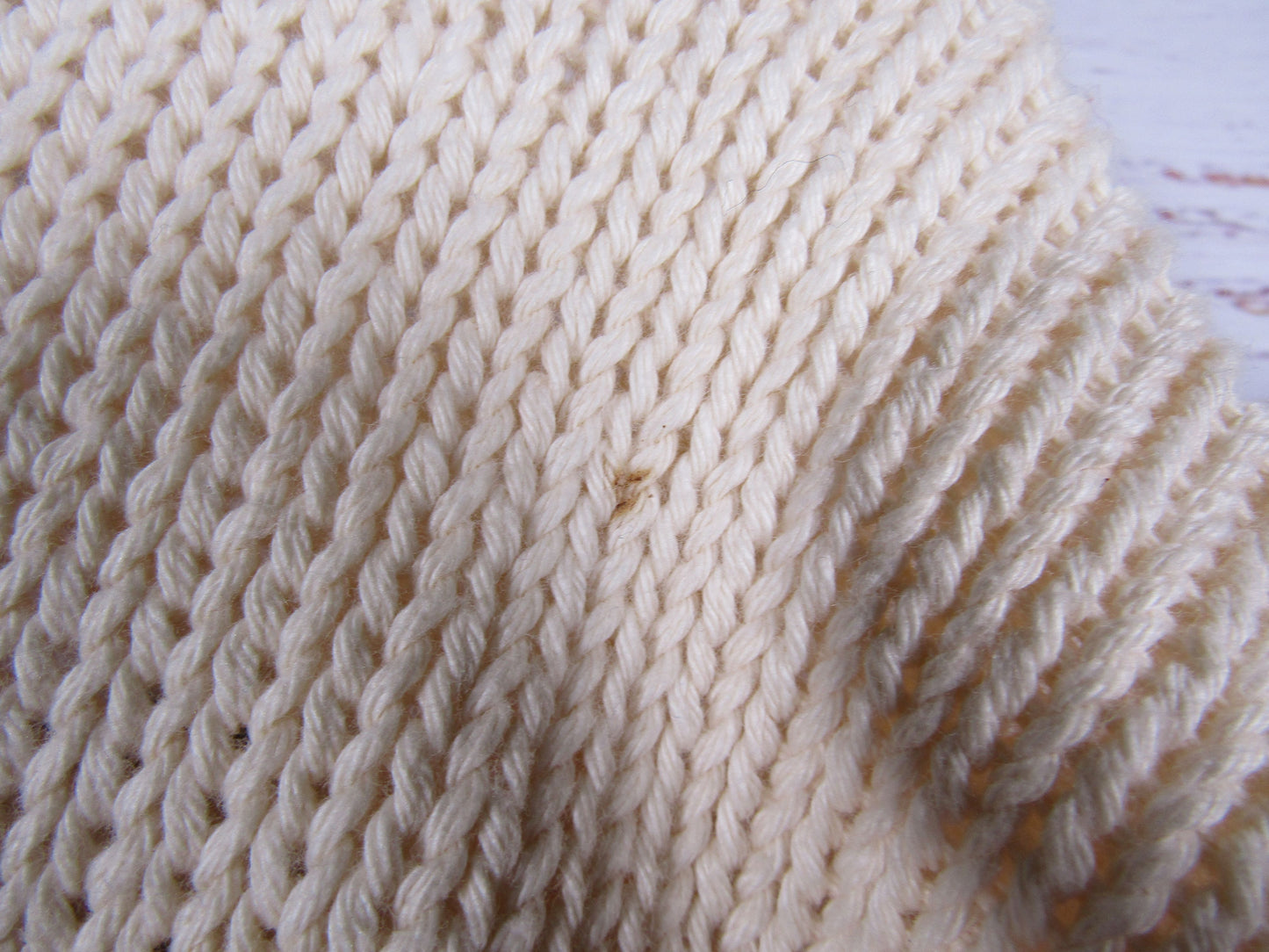 Vintage Mad Joy Collection Women's White Knit Sweater Size L