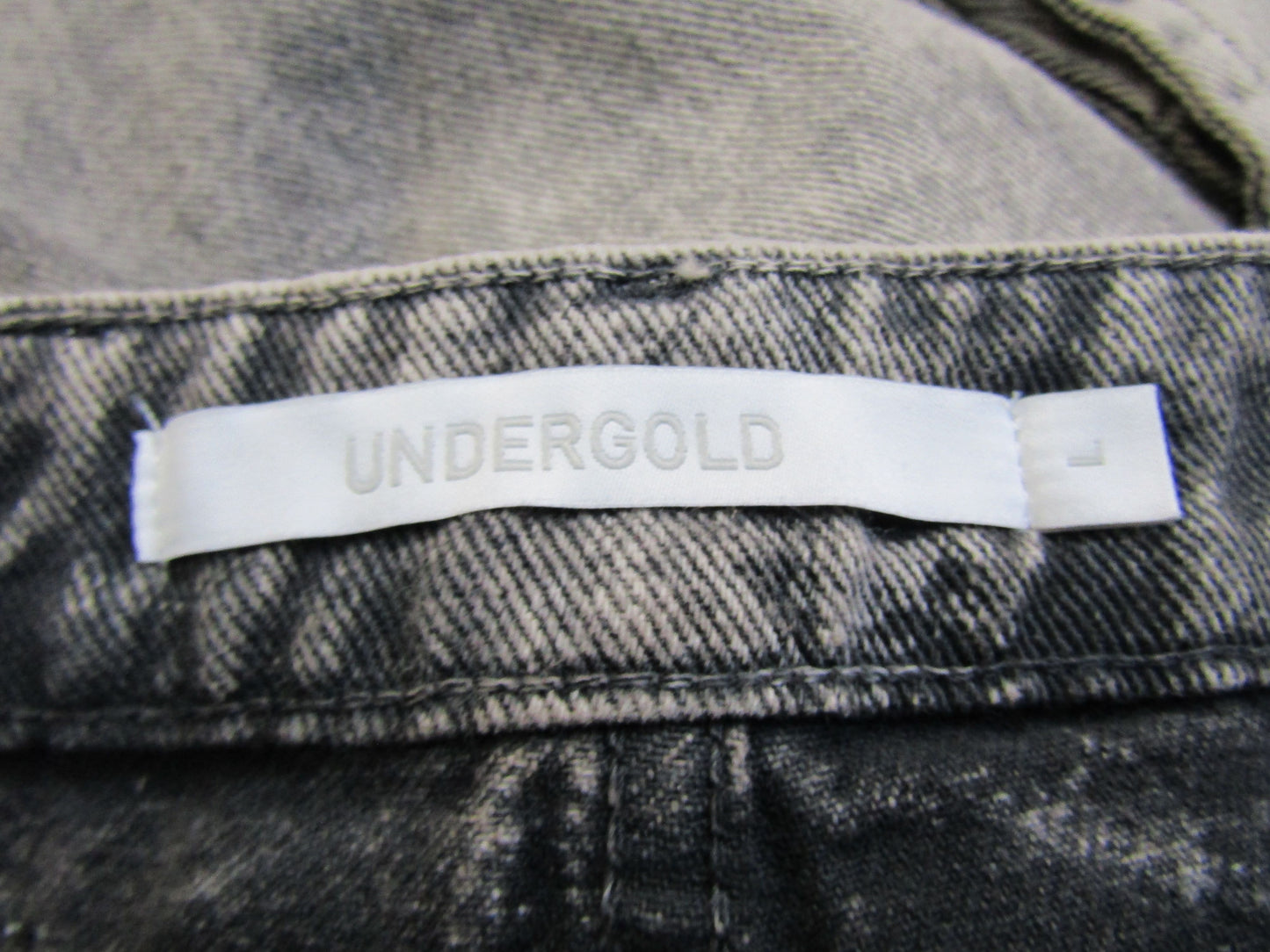 Undergold Women's Washed Brown Multi-Pocket Cargo Jeans Size L