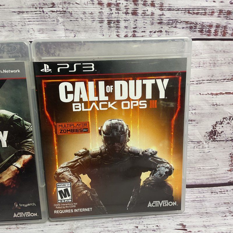 Sony Playstation PS3 Call of Duty 3 pc. Game Bundle (Black Ops Advanced Warfare)