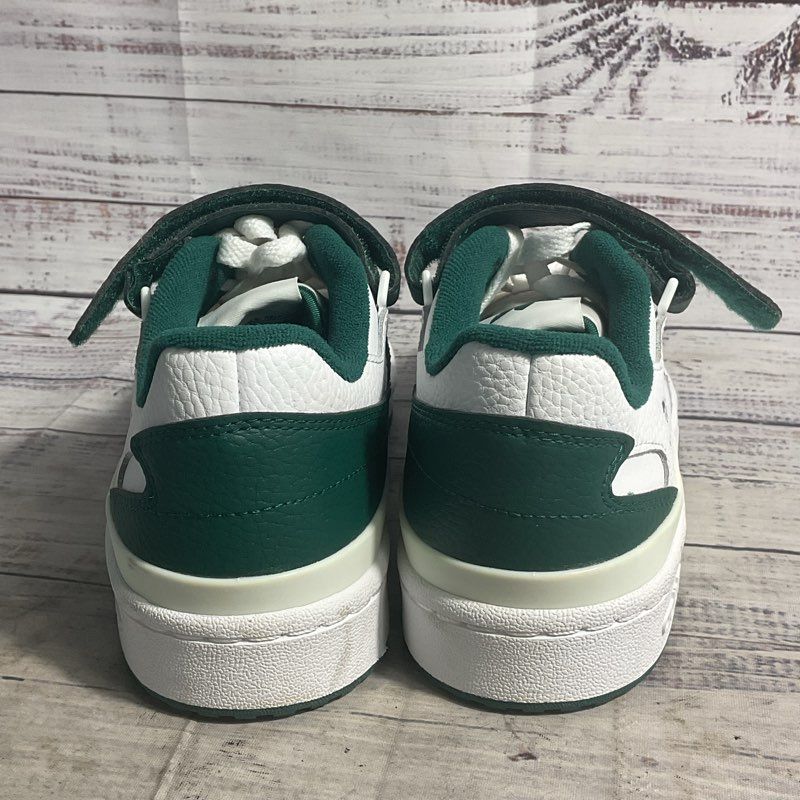 Adidas Forum Low White & Collegiate Green Athletic Shoe Men's Size 6.5