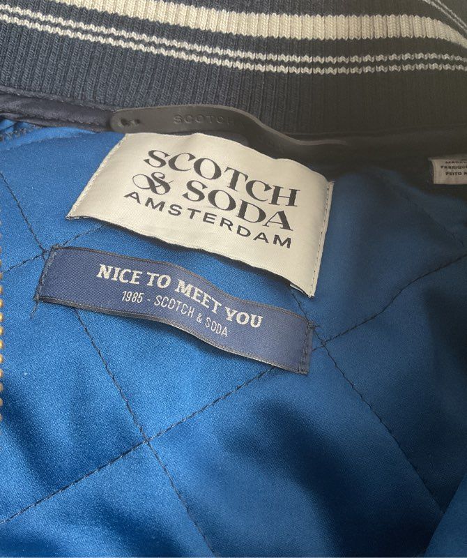 Scotch & Soda Night Sky Printed Bomber Jacket Multicolor S
