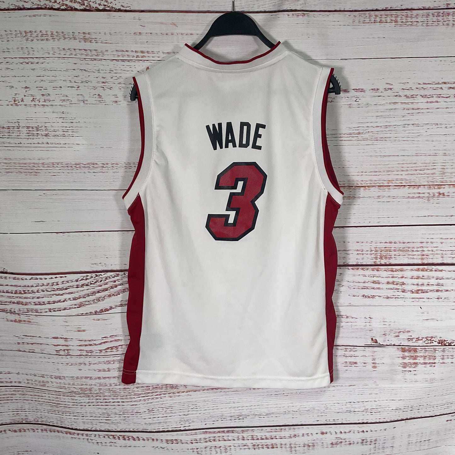 Adidas Miami Heat NBA Dwayne Wade #3 Basketball Jersey - Size L