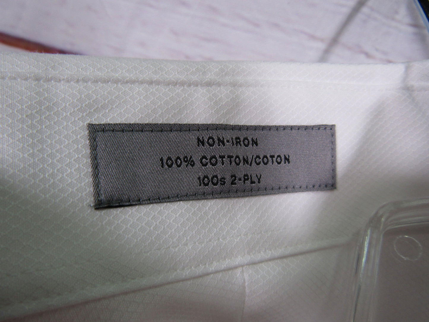Nordstrom Men's White Long Sleeve Button Down Cotton Shirt Size 17/ 36