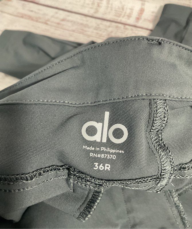 ALO Men's Grey Chino Lightweight Pants Size 36R