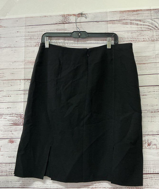 Akris Bergorf Goodman Wool Blend Skirt with front cut out front panels Size 12