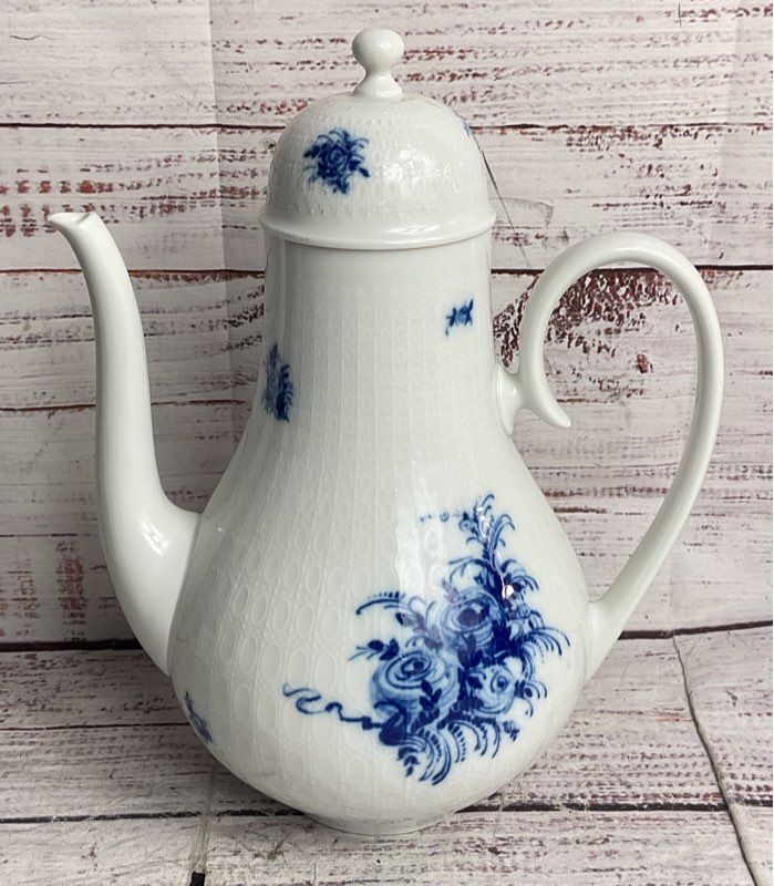 Rosenthal Björn Wiinblad Vintage Rhapsody 9.5" Coffee Tea Pot White