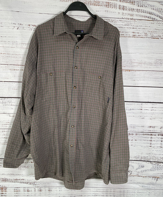 Men's Patagonia Plaid Button Down Shirt Size XL