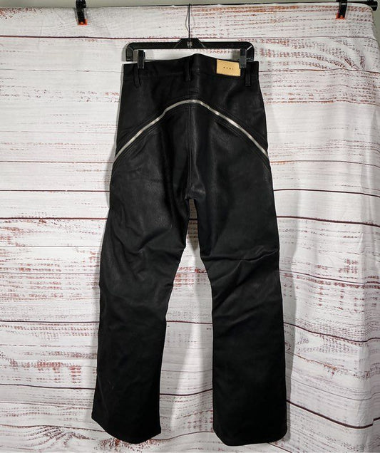 NWT Men's mnml Black Faux Leather Pants Size 34 Retail $88